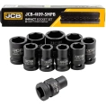Набор головок ударных JCB 10 предметов, 1/2, 6 граней, 10,12,13,14,16,17,19,21,22,24 мм, в металл. кейсе JCB-4109-5MPB(61730)