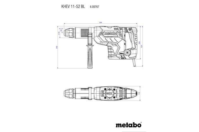 Перфоратор METABO KHEV 11-52 BL [600767500]