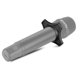 Микрофон Sven MK-740 SV-022532 беспроводной, динамический, ручной, кардиоидная направленность, 100-12000 Гц, 60 дБ, разъем подключения: 6.3 мм, радиус действия: до 25 м, время работы до 12 часов, аккумулятор микрофона: Li-Ion 180mAh, аккумулятор ресиве