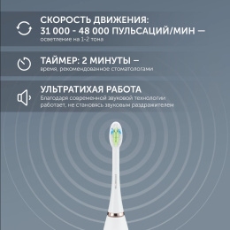 Зубная щетка электрическая Polaris PETB 0101 TC черный