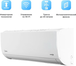 Сплит-система инверторная Midea Favorite MSFRW-09N8C2 настенная, до 25м2, 9700 BTU, с голосовым помощником, (комплект из 2-х коробок)