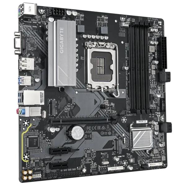 Материнская плата GIGABYTE B760M D3HP, LGA1700, B760, 4*DDR5, 4*SATA, 2*M.2, 3*USB 3.2, 2*USB 2.0, 1*PCIx16, 2*PCIx1, D-Sub+HDMI+DP, mATX