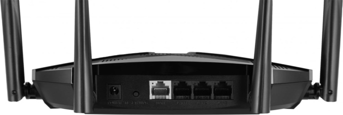 Роутер беспроводной Mercusys MR80X AX3000 10/100/1000BASE-TX черный