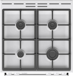 Плита Газовая Gorenje GG6A10WFFM белый без крышки реш.сталь