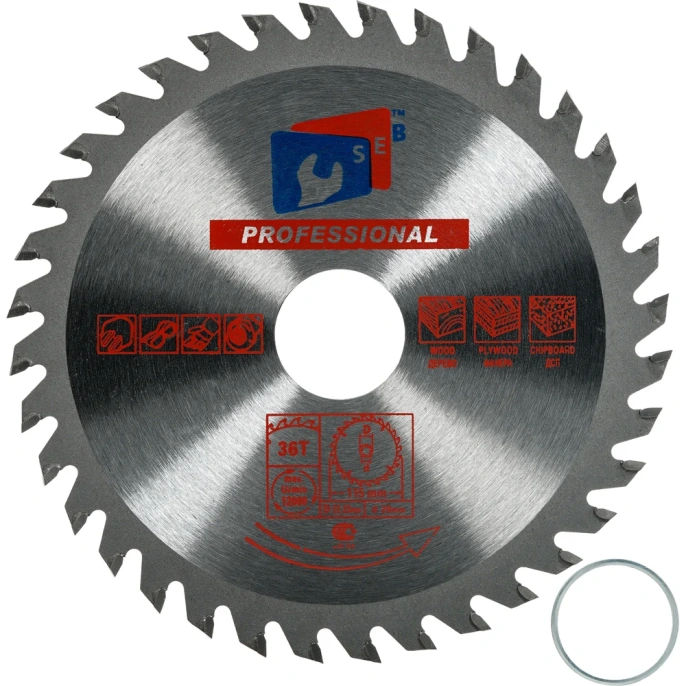 Диск пильный по дереву 115x22.2/20 мм, 36Z TGS TORGWIN S46725