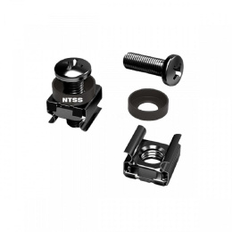NTSS Комплект крепежа NTSS винт+шайба+гайка M6x16 черный 60шт NTSS-M6x16 60 -BL
