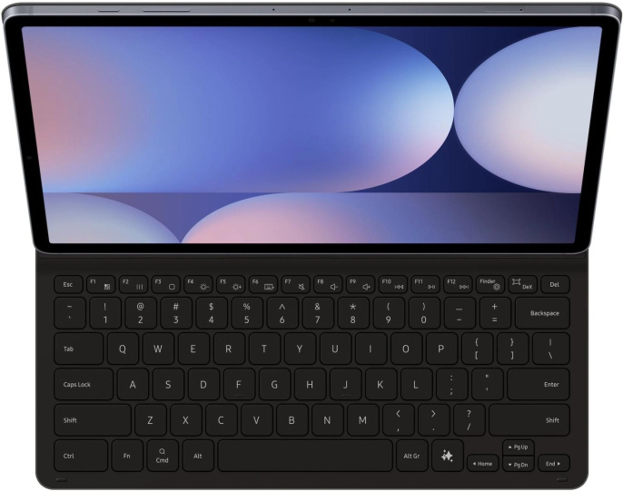 Чехол-клавиатура Samsung для Galaxy Tab S10+/S9+/S9 FE+ EF-DX820UBRGRU поликарбонат/полиуретан черный
