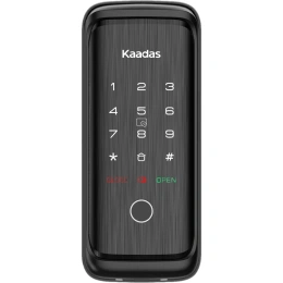 Электронный дверной накладной замок KAADAS R8-5 с отпечатком пальца черный R8-5 черный УТ-00005259