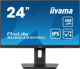 23.8" Монитор Iiyama ProLite XUB2493HSU-B7,  1920x1080,  IPS,  100Гц,  1хHDMI,  1хDP,  черный
