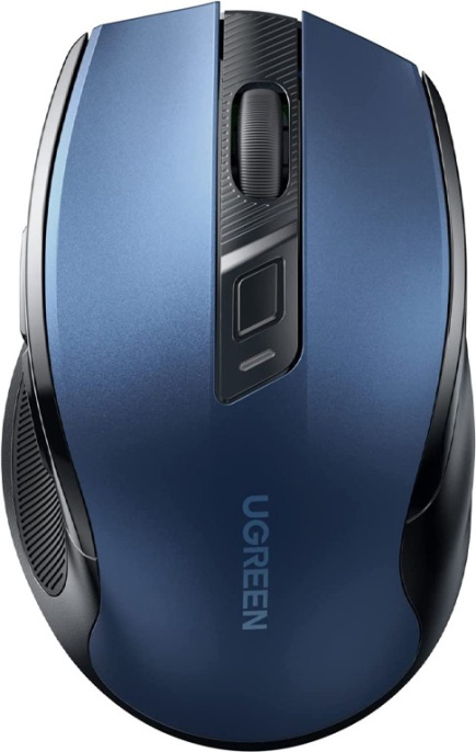 Мышь UGREEN MU006-15064, 2.4G, 1000/1600/2000/4000 DPI, Бесшумная, Режим: беспроводной -2,4 ГГц, рабочее расстояние: 10 м, 6 функций кнопок, рабочее напряжение: 1,5 В, рабочий ток: 10 мА, щелочная батарея AA не входит в комплект , совместимые системы: Wi