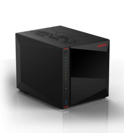 Cетевое хранилище ASUSTOR AS5404T 2-Bay NAS/Media player/Intel Celeron N5105 2.0GHz up to 2.9GHz, 4GB SO-DIMM DDR4, noHDD HDD,SSD ,/2x 2,5Gb LAN /3xUSB3.2,HDMI
