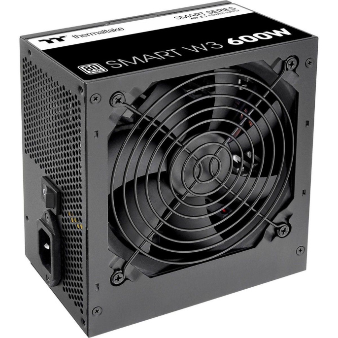 Блок питания Thermaltake ATX 600W Smart W3 Gen.5 80+ white (20+4pin) APFC 120mm fan 4xSATA RTL
