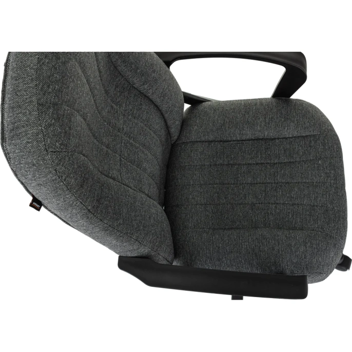 Кресло руководителя Gigant серое, сетка, ткань, крестовина пластик, 120 кг GCH-13