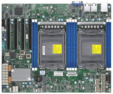 Материнская плата MB Supermicro X12DPL-I6, 2x LGA 4189, C621A, 8xDDR4, 4 PCI-E 4.0 x16, M.2 Interface: 2 PCI-E 4.0 x4, 2260, 2280, Dual LAN with Intel® i210 Gigabit Ethernet Controller