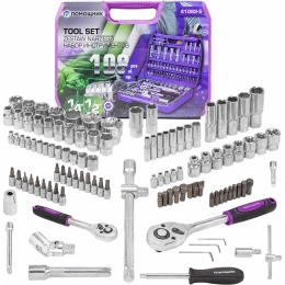 Набор инструментов Помощник 108пр. 1/4", 1/2" (6гр.) 41082-5(59165)