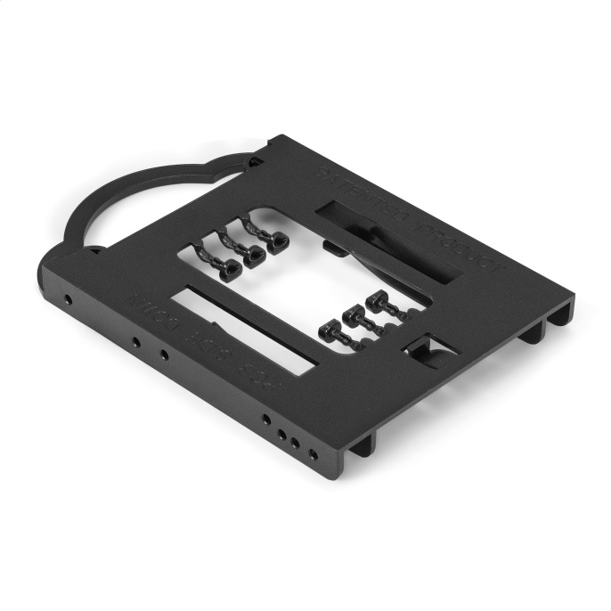 Салазки (переходник) ExeGate HD-2T3P-NF125 для безвинтового крепления HDD/SSD 2.5" в отсек 3.5" пластиковые EX300443RUS