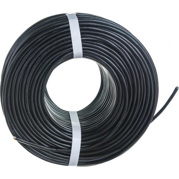 Rexant 01-0045-50 Кабель витая пара U/UTP, CAT 5e, PE, 4PR, 24AWG, OUTDOOR, SOLID, черный, 50м,