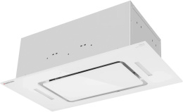 Вытяжка встраиваемая Meferi Inbox glass comfort 60wh белый управление: сенсорное 1 мотор (INBOX60WH GLASS COMFORT)