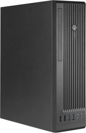 Корпус mATX CHIEFTEC UNI BE-10B-300, Slim-Tower, 300Вт,  черный