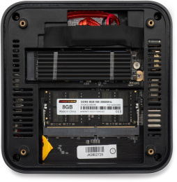 Неттоп IRU Planio 110ALCN N100 0.8 8Gb SSD240Gb UHDG без ОС GbitEth WiFi BT 30W черный RUS 2173349
