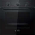Духовой шкаф электрический Bosch Serie 2 HBF011BA1T, 71л, дверца с 2 стеклами, черный