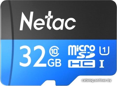 Флеш карта microSDHC 32GB Netac NT02P500STN-032G-R P500 + adapter