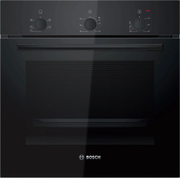 Духовой шкаф электрический Bosch Serie 2 HBF011BA1T, 71л, дверца с 2 стеклами, черный