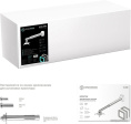 Настенный кронштейн для проектора OnKron K3D белый