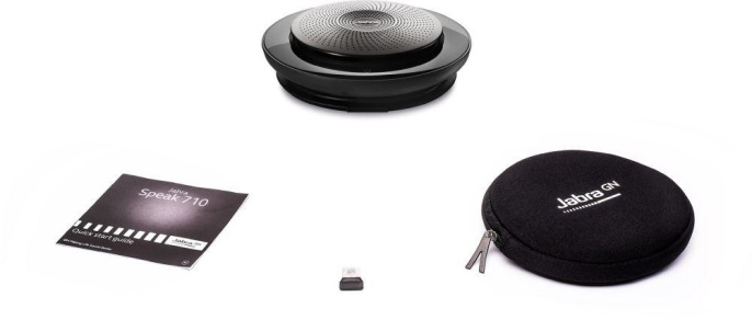 Спикерфон Jabra Speak 710 MS,  v.4.1,  A2DP,  черный [7710-309]