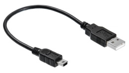 Кабель Buro OTG_MINI 0.2м черный