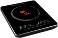 Настольная плита электрическая KitFort КТ-102, стеклокерамика, черный