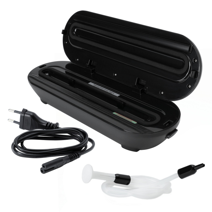 Вакуумный упаковщик RageX R2201-000 125 Вт, управление: сенсорное, уровень шума: 68 дБ, производительность: до 7 л/мин, вакуумное давление: 80 кПа, ширина пакета: 300 мм, режим: сухой, влажный, супервлажный, вакуумирование, запаивание