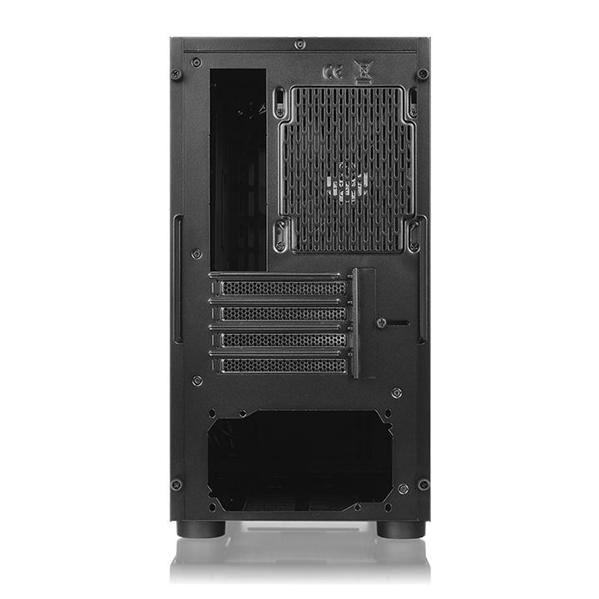 Корпус mATX THERMALTAKE Versa H17 window, Micro-Tower, без БП,  черный [ca-1j1-00s1wn-00]