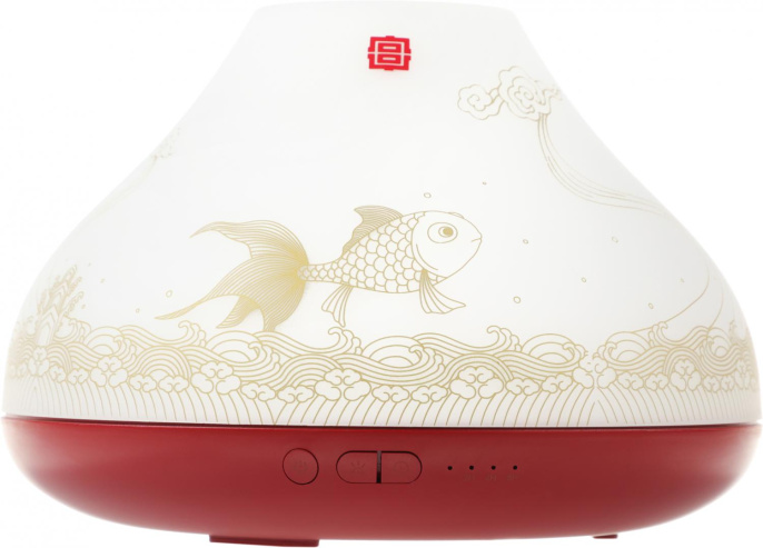 Увлажнитель воздуха ультразвуковой SOLOVE H7FC,  0.5л,  белый/красный