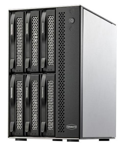 Внешний корпус для жёстких дисков TerraMaster D6-320 DAS tower/JBOD,Single Disk/up to 6 SATA 3,5' or 2,5' /1xUSB3.2 Type-C gen2/1xPS/1YW