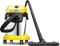 Строительный пылесос Karcher WD 3 S V-17/4/20 1000Вт (уборка: сухая/влажная/выдув/сбор воды) желтый