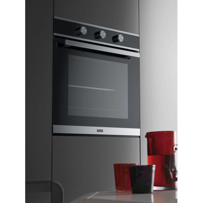 Духовой шкаф Franke FSM 82 H XS/ Best, Электрический духовой шкаф, 60 см, серия SMART, 71л, 8 функций, нержавеющая сталь/черный