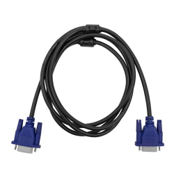 Bion Кабель VGA 15M/15M, экранированный, ферритовые кольца, черный, 1.8 м [BXP-VGA2-018]