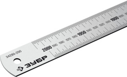 Линейка измерительная Зубр 34280-200,  200см,  из нержавеющей стали