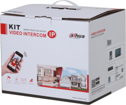 Комплект домофона Dahua DHI-KTP01L S , черный