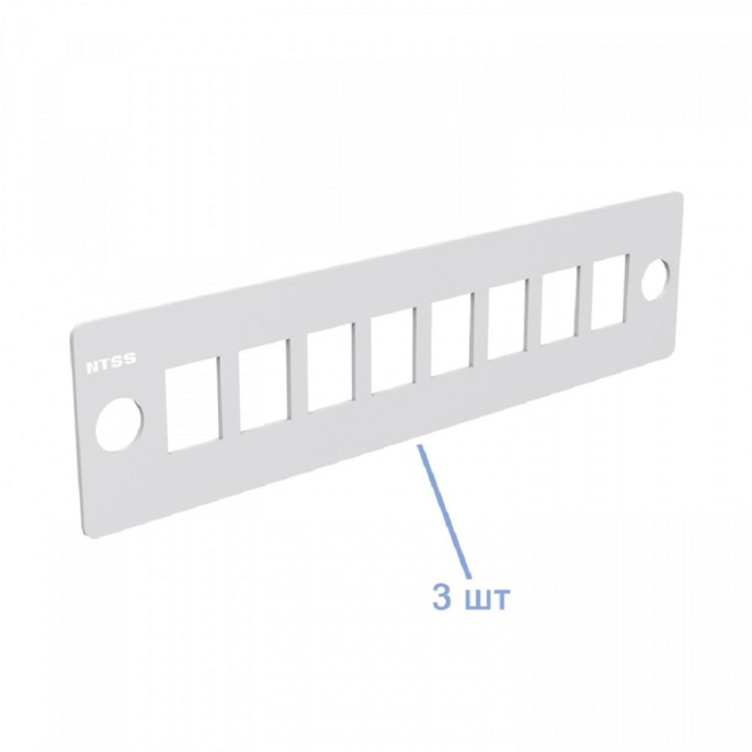 NTSS Кросс NTSS оптический 19'' укомплектованный 1U, 24 порта LC/UPC duplex, 9/125 мкм планки, сплайс-кассета 2шт, пигтейлы, КДЗС, адаптеры серый RAL 7035 NTSS-RFOB-1U-24-2LC/U-9-SP1.5G1AY