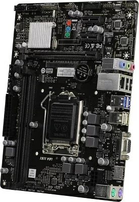Материнская плата BioStar H310MHP (RTL) LGA1151 H310 PCI-E Dsub+HDMI GbLAN SATA MicroATX 2DDR4
