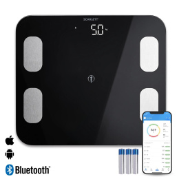 Весы напольные электронные Scarlett SC-BS33ED46 макс.150кг черный