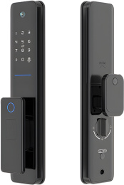 Умный дверной замок roome Smart Tuya Digital Fingerprint Lock M2 Pro Черный электронный, 60*68мм, врезной, с камерой