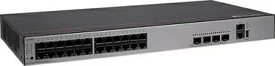 Коммутатор HUAWEI S5735-L24P4S-A1 (24*10/100/1000BASE-T ports, 4*GE SFP ports, PoE+, AC power) + Basic Software