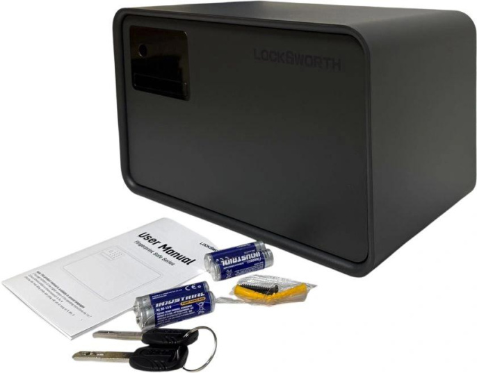 Сейф мебельный LockSworth VS4528-BK взломостойкий встраиваемый 200x310x200мм электронный/ключевой/биометрический