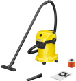 Строительный пылесос Karcher WD 3 V-17/4/20,  желтый [1.628-130.0]