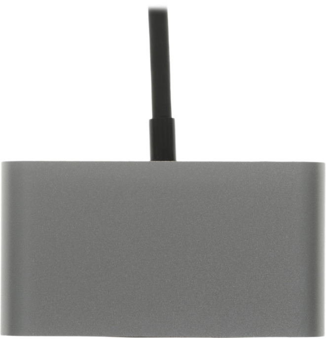 Хаб (разветвитель) PALMEXX серебристый [px/hub usbc-hdmi-vga-usbc]