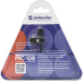 Микрофон Defender MIC-109 1.8м клипса 64109