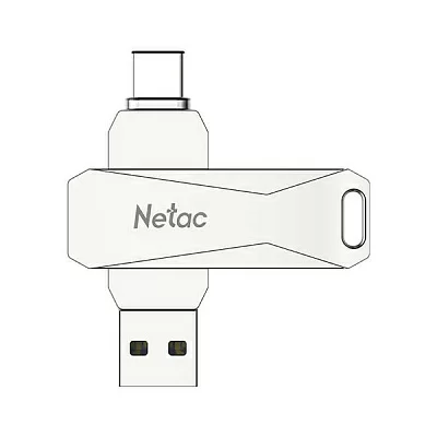 Накопитель Netac NT03U782C-256G-30PN USB3.0/USB-C Flash Drive 256Gb (RTL)